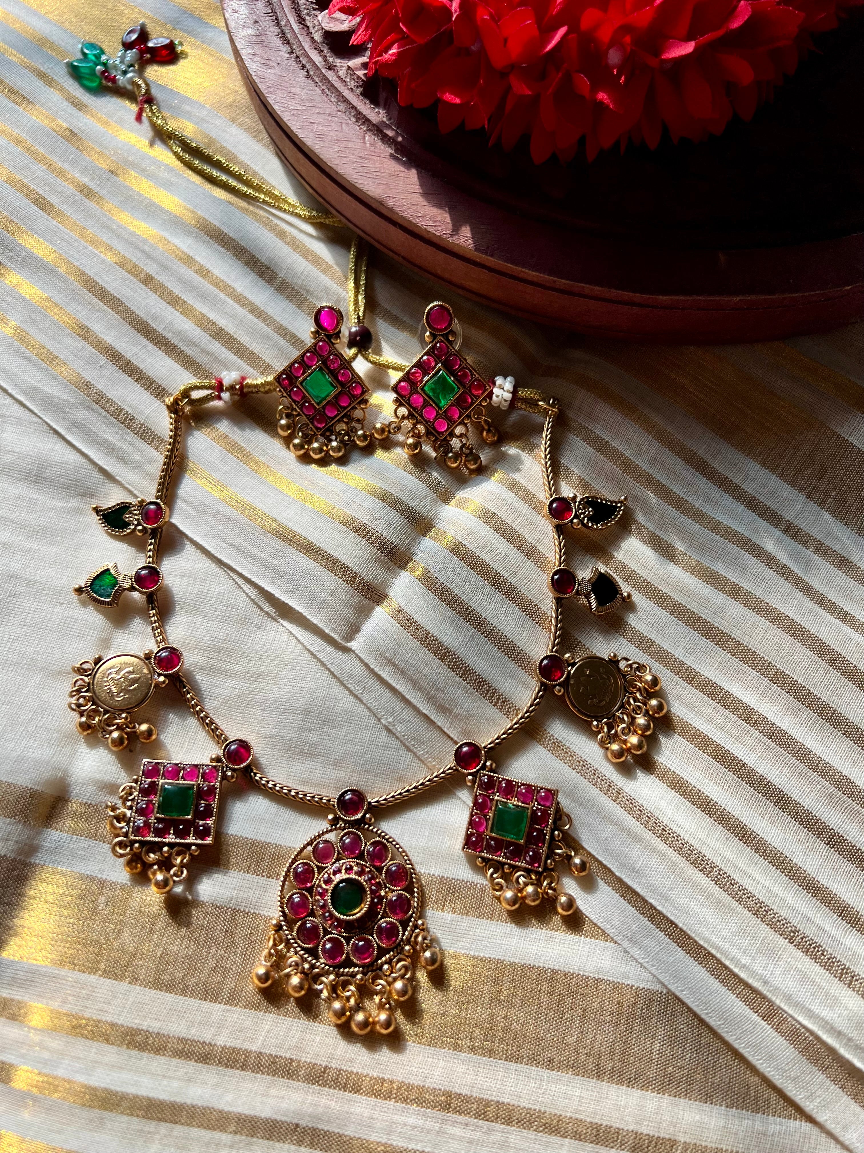 Laxmi Coin Heritage Necklace