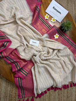 Kaveri Stripes Kanchi Saree