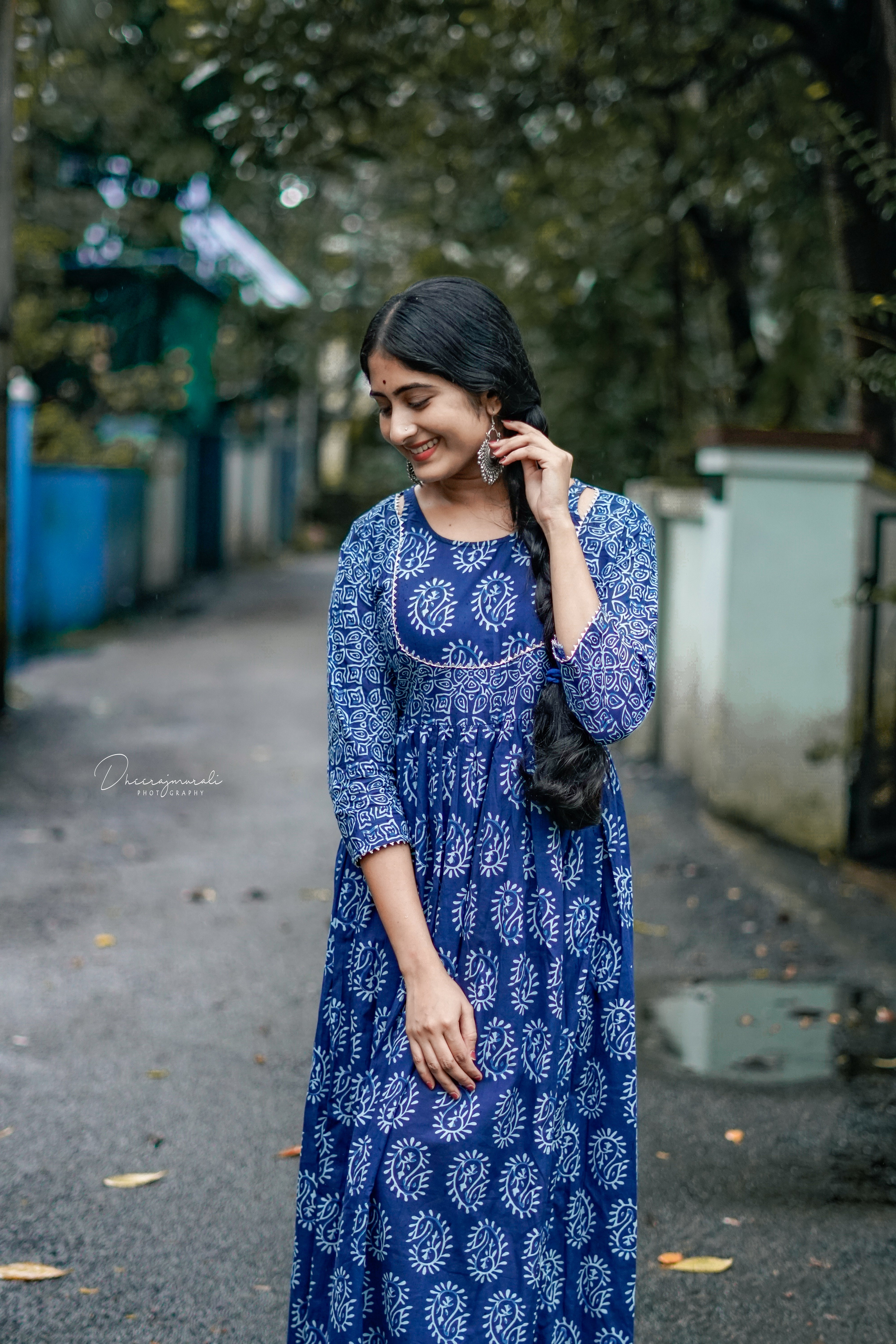 HAND BLOCK COTTON DRESS