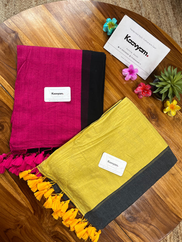 Broad Border Mul Cotton Saree