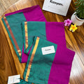 Bougainvillea Mul Cotton Saree