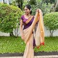 Ombre Kerala Kasav Mul Cotton Saree