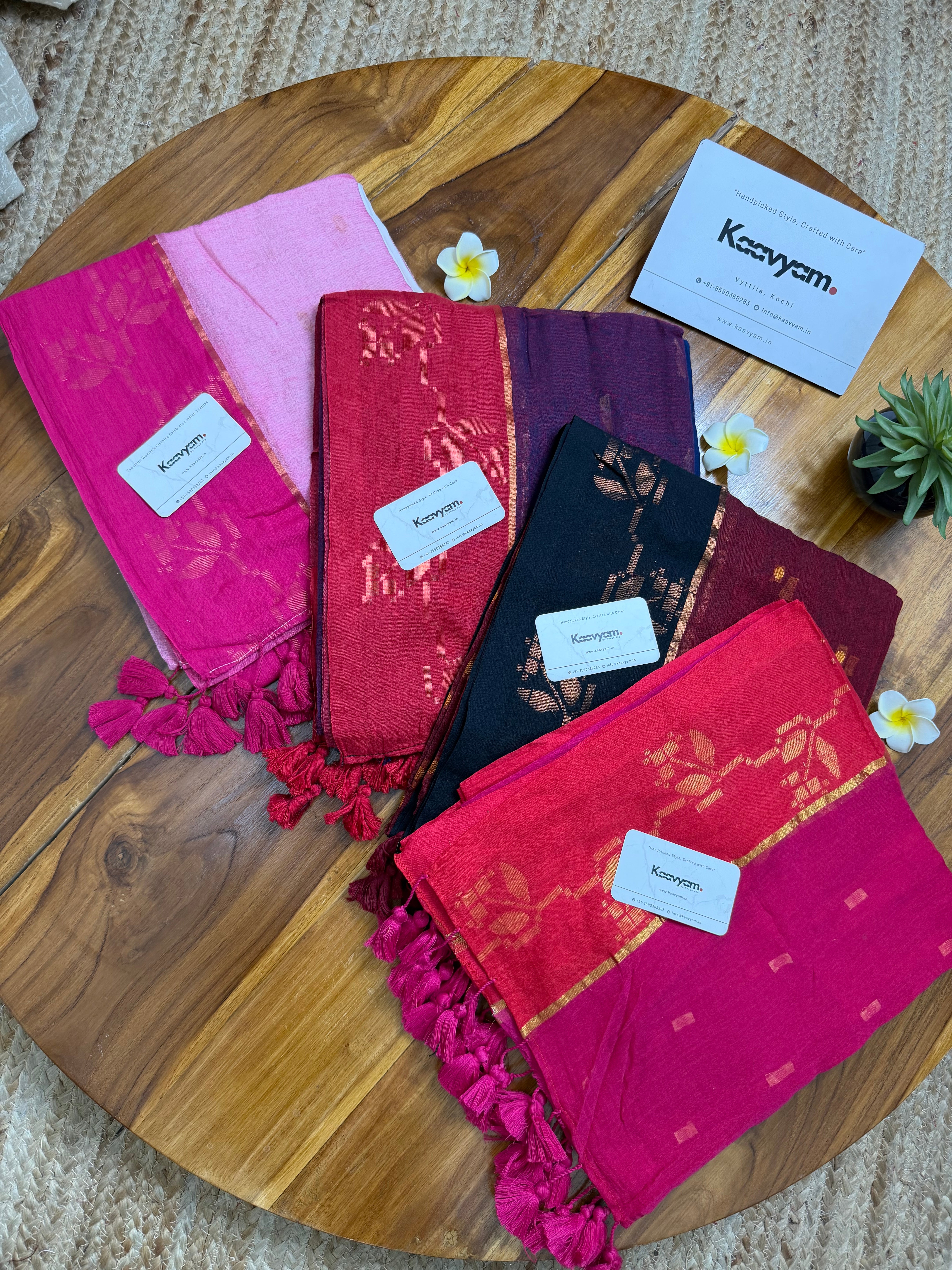 Nightingale Mul Cotton Saree