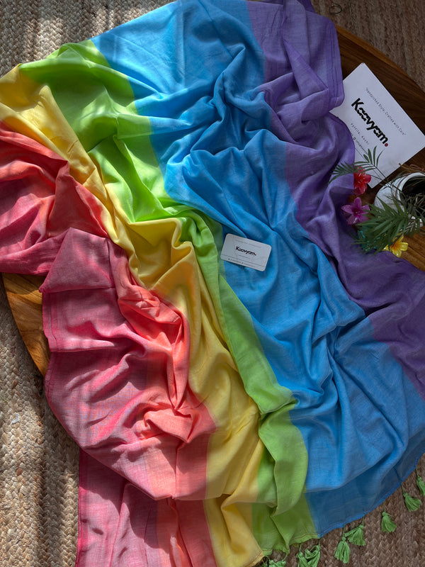 Rangoli Mul Cotton Saree