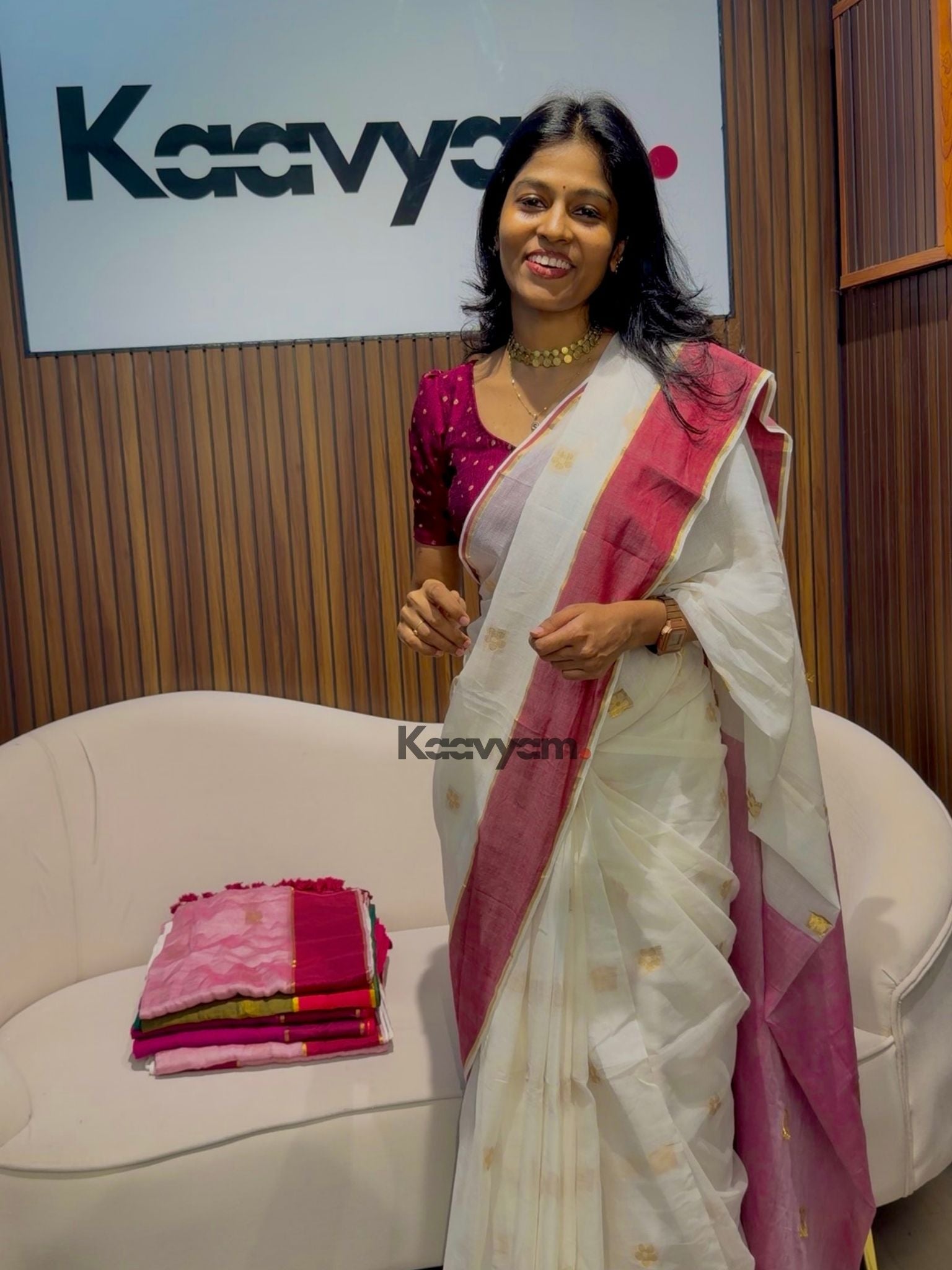 Kadambari Mul Cotton Saree