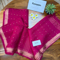 Resham Muslin Sequins Saree