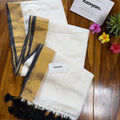 Thin Kara & Kasav Mul Cotton Saree