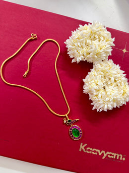 Parrot Kundan Neck Chain