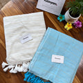 Mono Stripe Mul Cotton Saree
