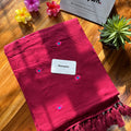 Lilly Embroidery Mul Cotton Saree