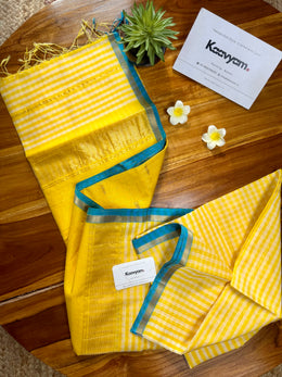 Checks Maheshwari Silk Saree
