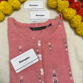 COTTON PEACH KURTI