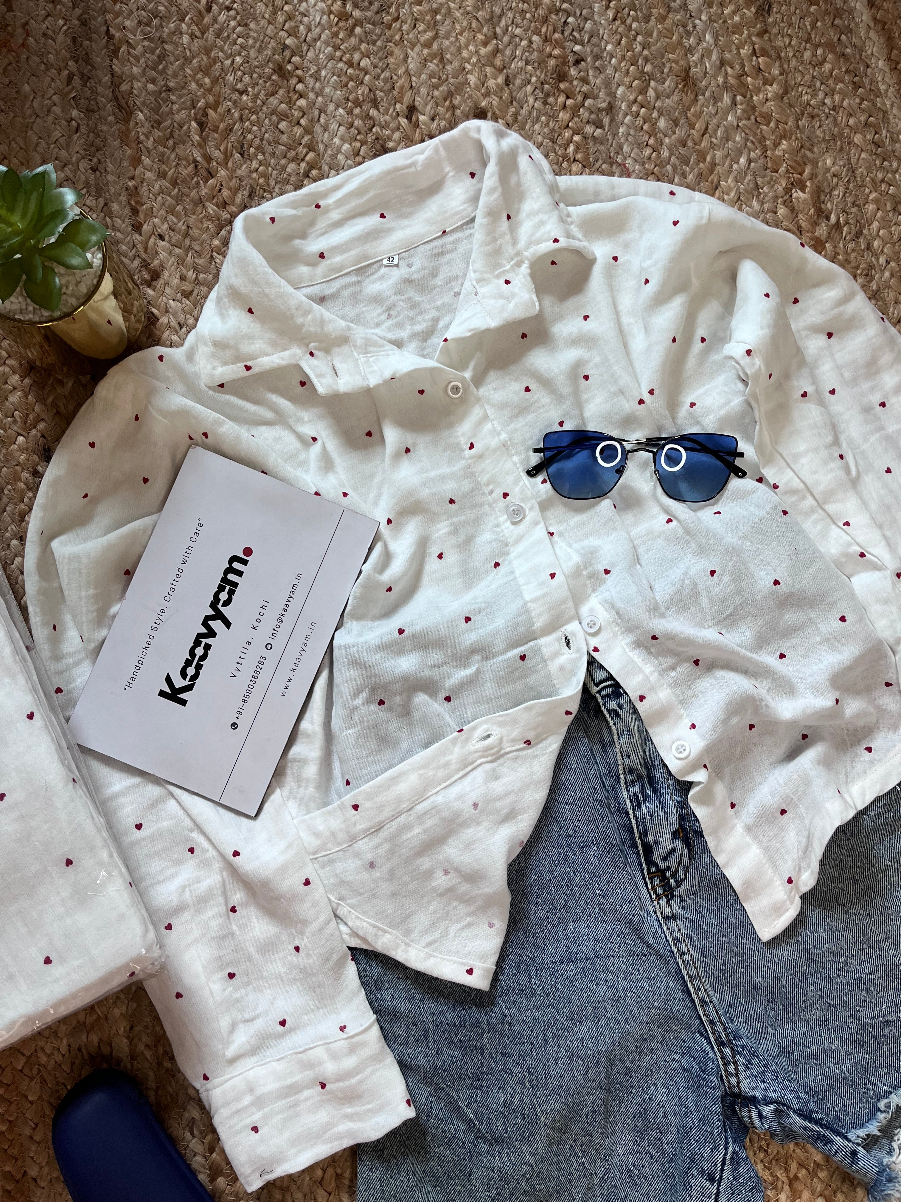 Heart Printed Shirt