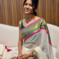Gaja Kanchi Mul Cotton Saree