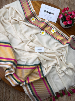 Raaya Kasav Mul Cotton Saree