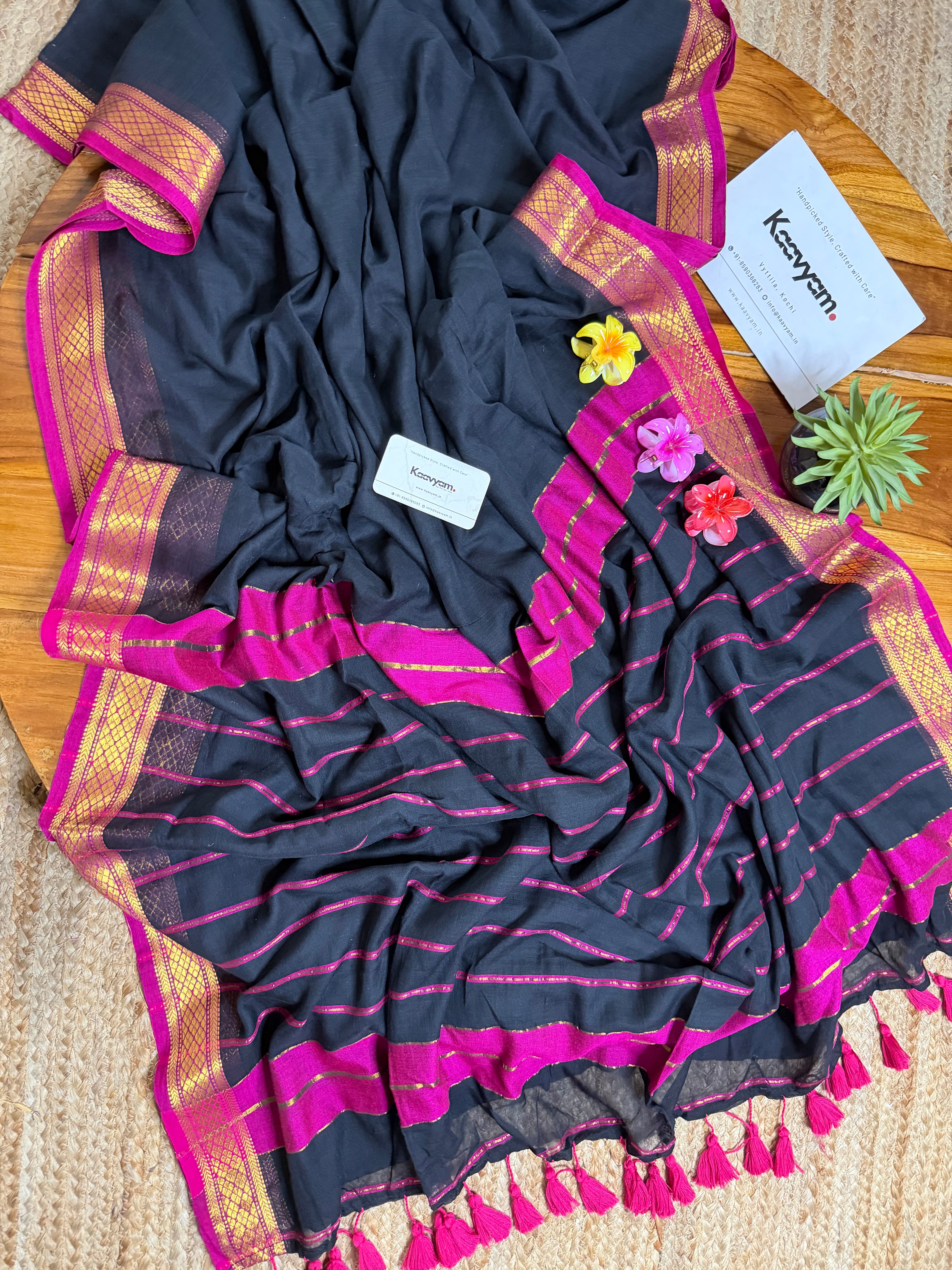 Kamal Kanchi Mul Cotton Saree
