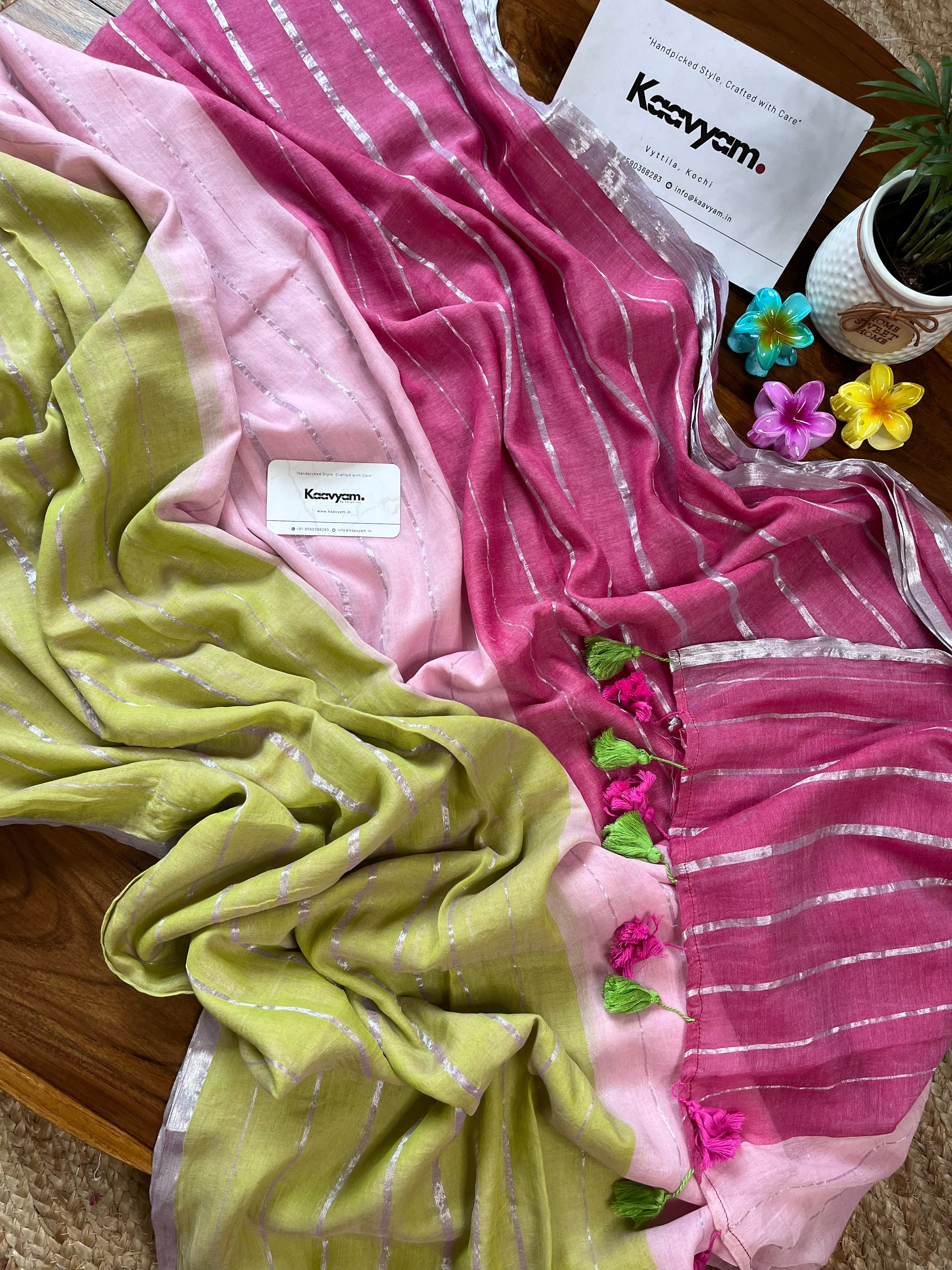 Cotton Candy Mul Cotton Saree