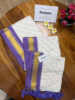 Temple Polka Saree