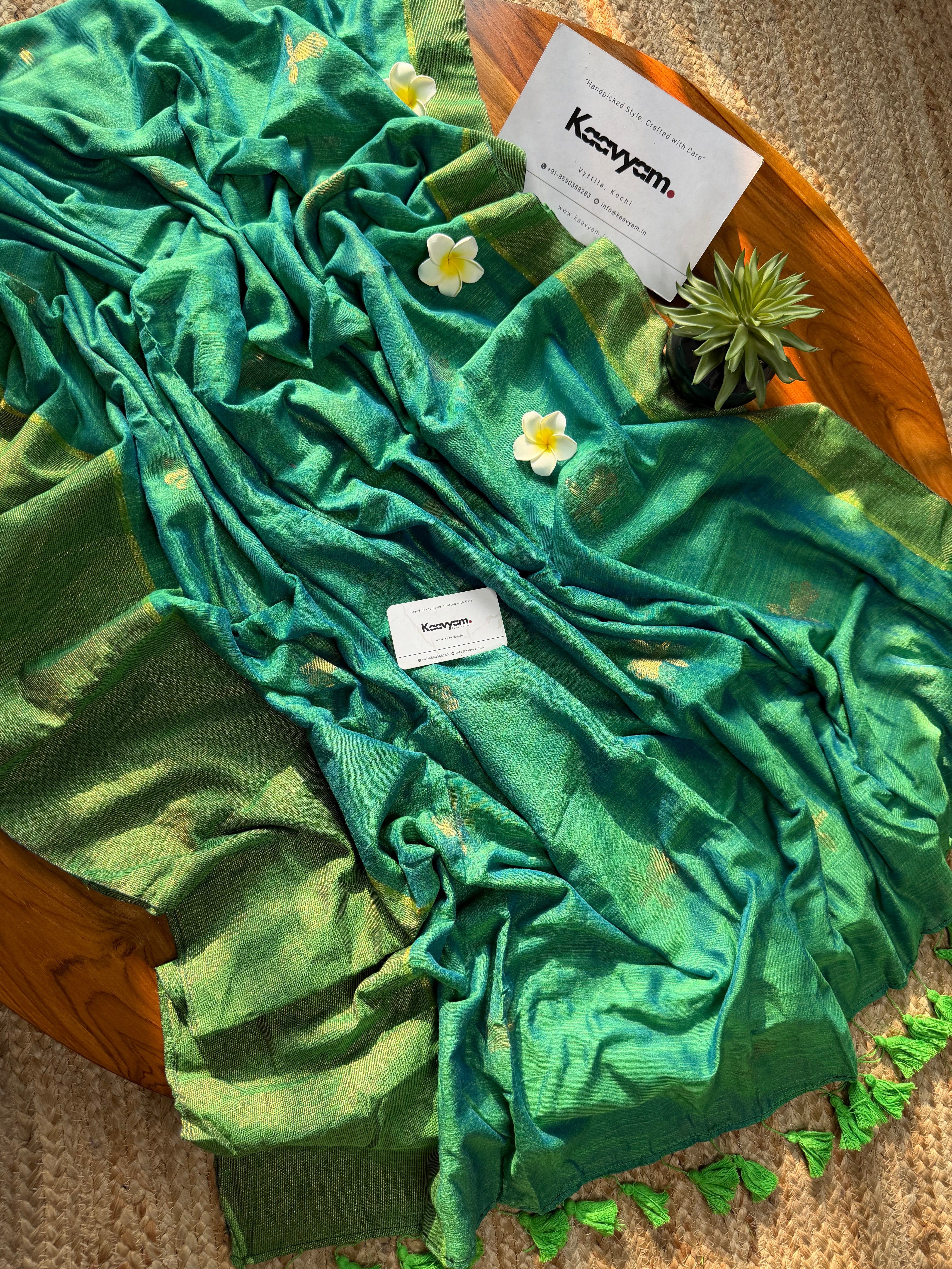 Mint Meadow Saree