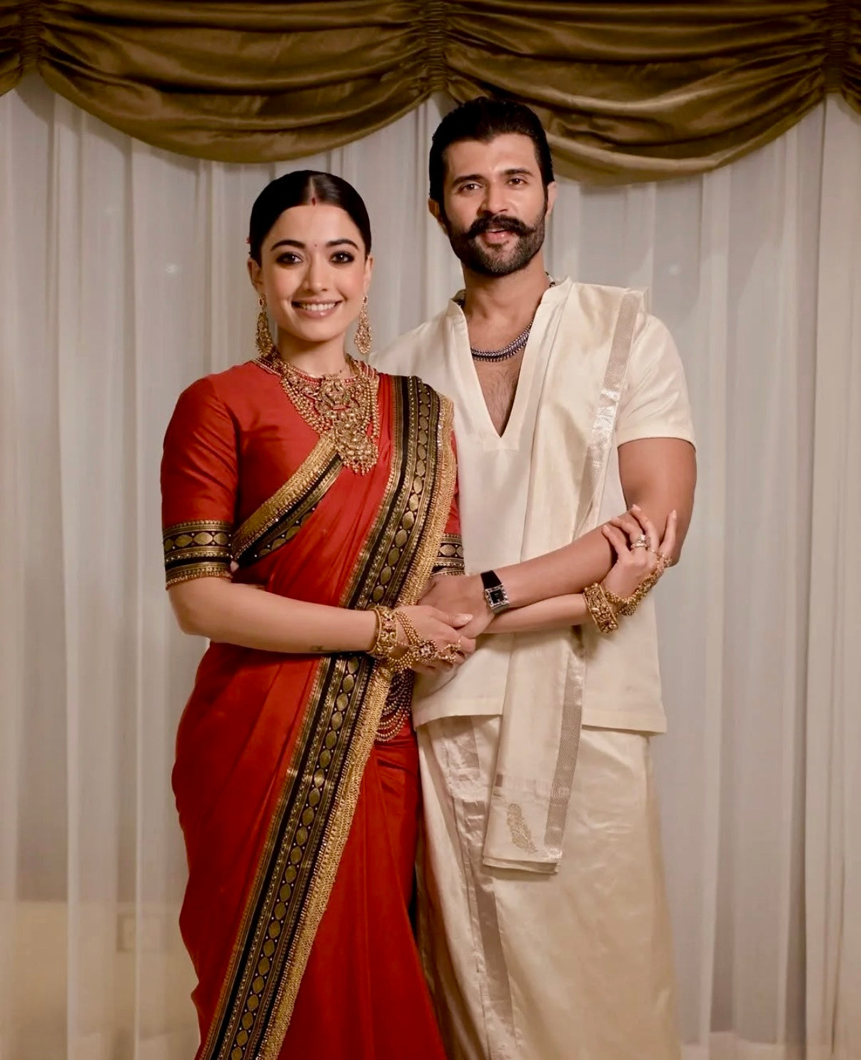Rashmika Kanchi Saree