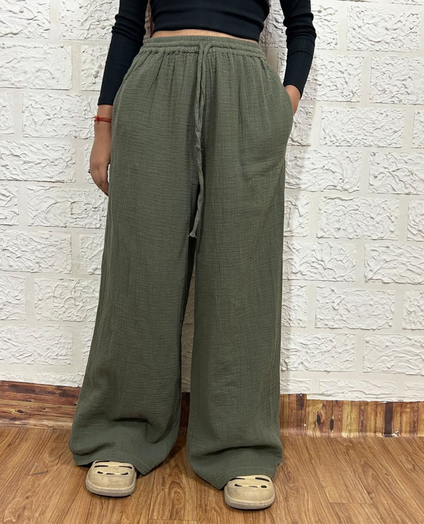 Straight fit Linen Pants