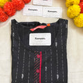 Round neck Black Kurti