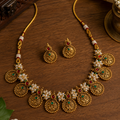 Mayura Pearl Coin Necklace
