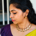 Multilayered Coin necklace/choker
