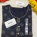 PRINTED BLUE KURTI