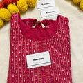 PINK PRINTED KURTI