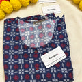 UP & DOWN BLUE KURTI