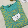 LING ROUND NECK TEAL KURTI