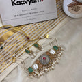 Handmade Heavy choker & Earrings