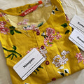 FLORAL YELLOW KURTI