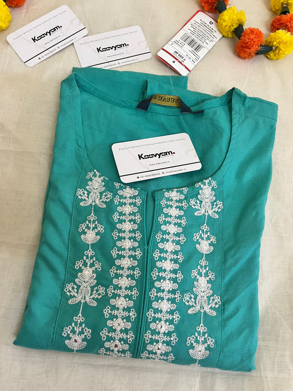 EMBROIDERY YOKE KURTI