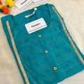 GOLDEN BLUE KURTI