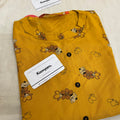 MANDARIN COLLAR YELLOW KURTI