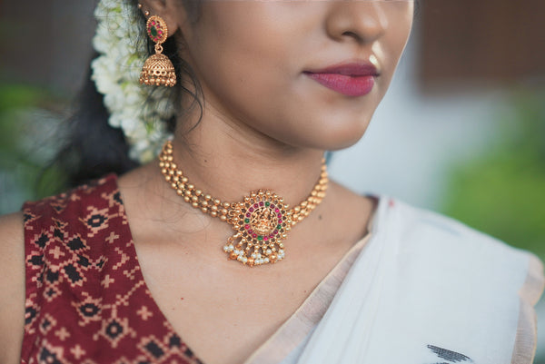 LEKSHMI CHOKER & EARRINGS