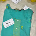 ROUND NECK TEAL KURTI