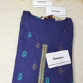 ROUND NECK BLUE KURTI