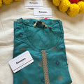 ROUND NECK  TURQUOISE KURTI