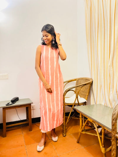 COTTON KURTHI WITH SIDE SLITS