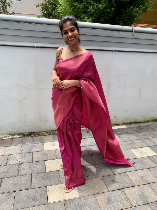 PINK KUBERAPPATTU SAREE